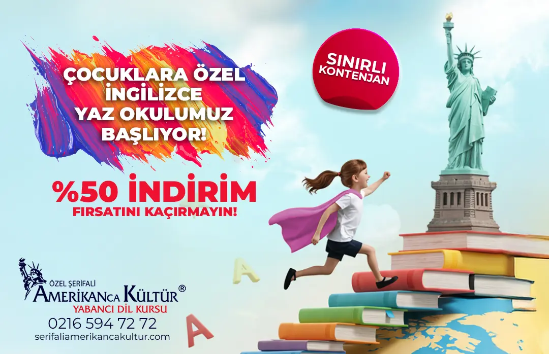Çocuklara Özel İngilizce Yaz Okulu