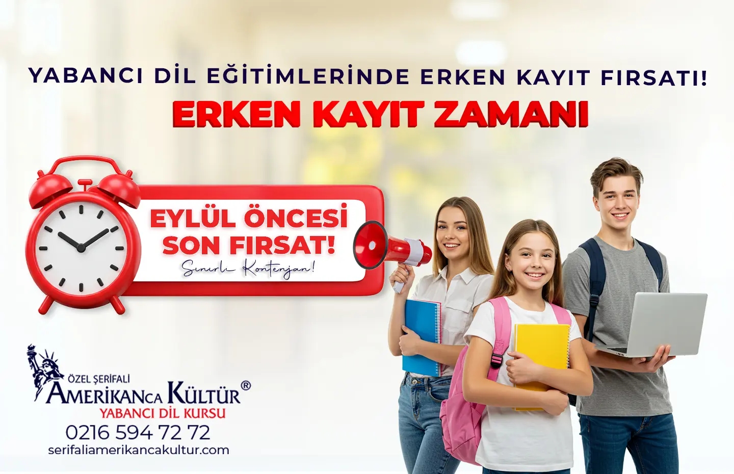 Yabancı Dil Eğitimlerinde Erken Kayıt Fırsatı
